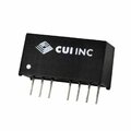 Cui Dc-Dc Regulated Power Supply Module  2 Output  2W PDQ2-D12-D5-S